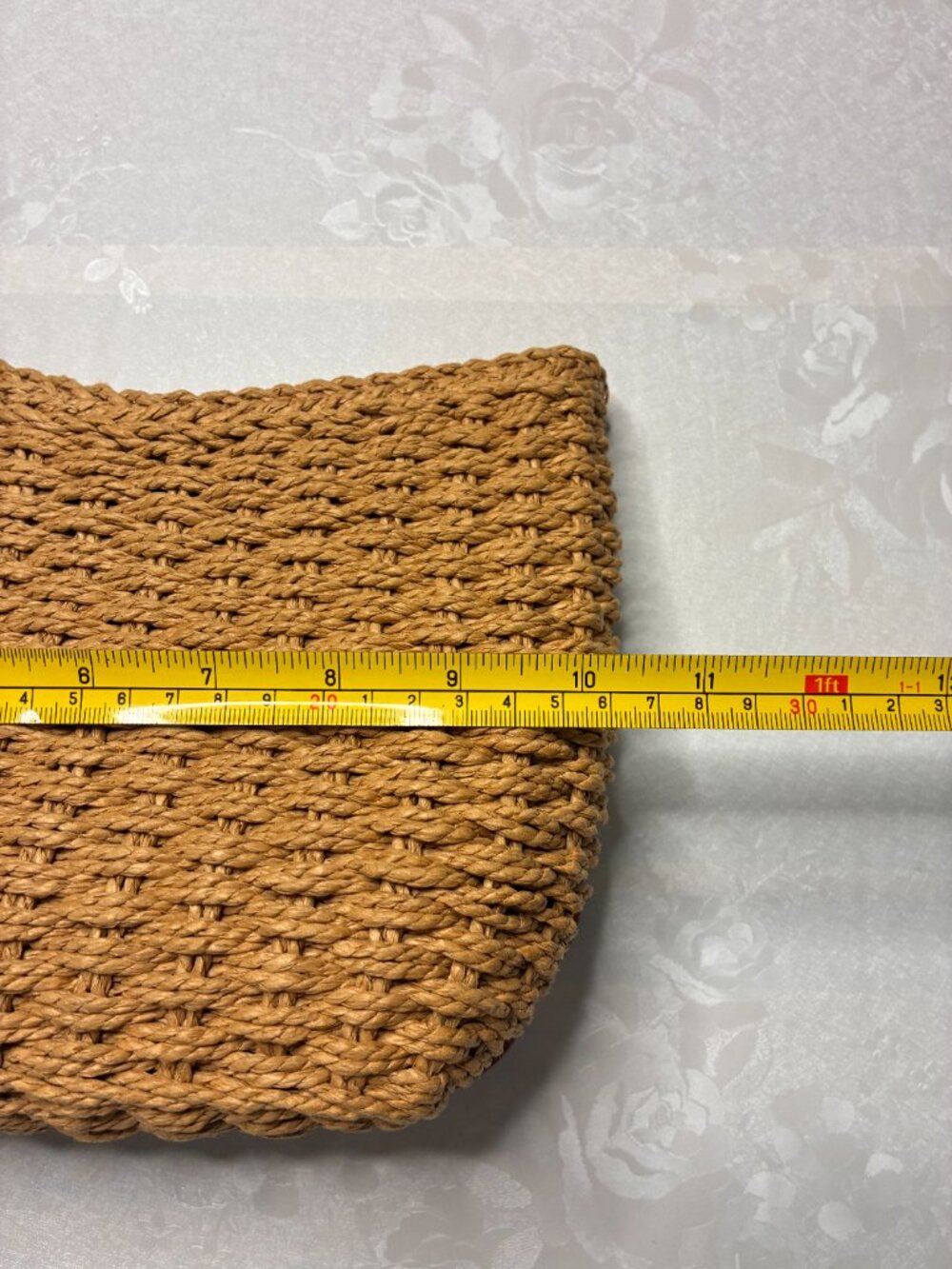 Straw brown handbag resort vacation shoulder bag - Picture 3 of 4